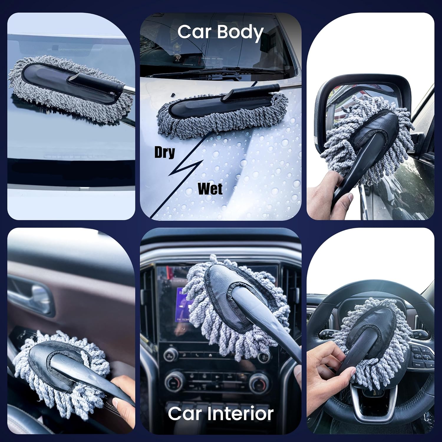 Car Dusters Brush Multipurpose (Pack of 2) BUY 1 GET 1 FREE